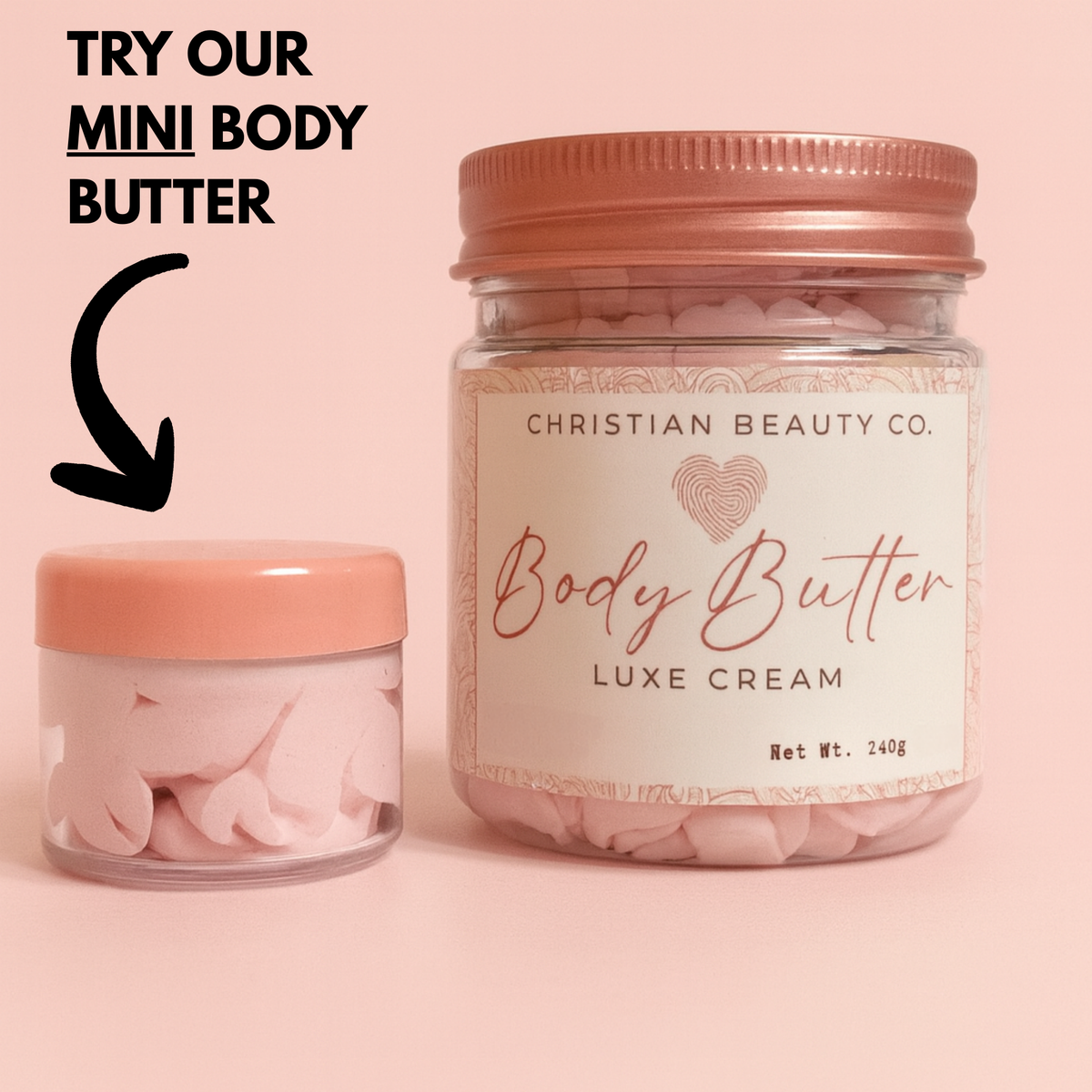 Mini - Organic Body Butter Luxe Cream 10g